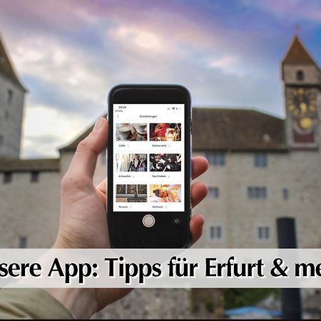 Helle 72Qm Maisonette Wohnung Im Herzen Erfurts Mit Kingsize Bett, Smart-Tv, Etc Exteriör bild