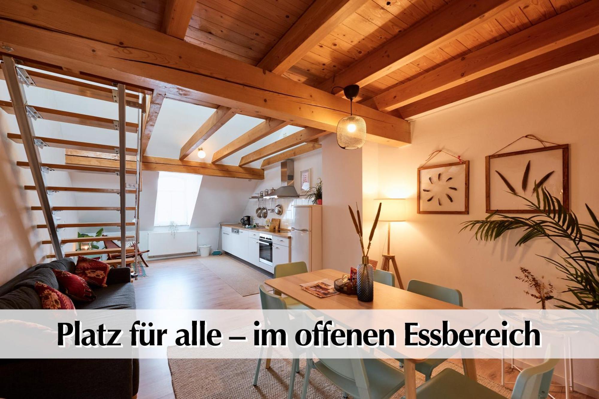 Helle 72Qm Maisonette Wohnung Im Herzen Erfurts Mit Kingsize Bett, Smart-Tv, Etc Exteriör bild