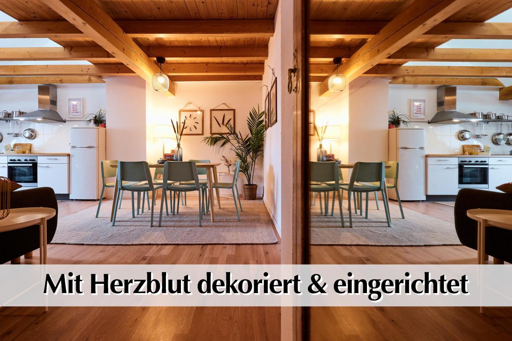 Helle 72Qm Maisonette Wohnung Im Herzen Erfurts Mit Kingsize Bett, Smart-Tv, Etc Exteriör bild