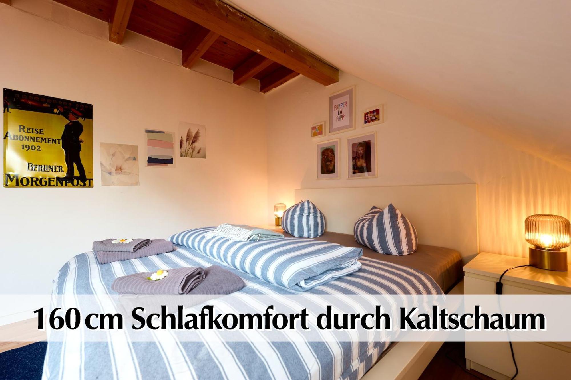 Helle 72Qm Maisonette Wohnung Im Herzen Erfurts Mit Kingsize Bett, Smart-Tv, Etc Exteriör bild